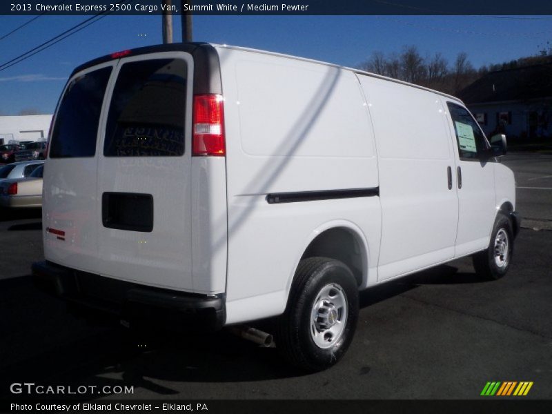 Summit White / Medium Pewter 2013 Chevrolet Express 2500 Cargo Van