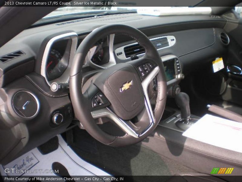 Silver Ice Metallic / Black 2013 Chevrolet Camaro LT/RS Coupe