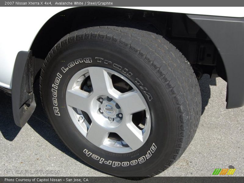 Avalanche White / Steel/Graphite 2007 Nissan Xterra X 4x4