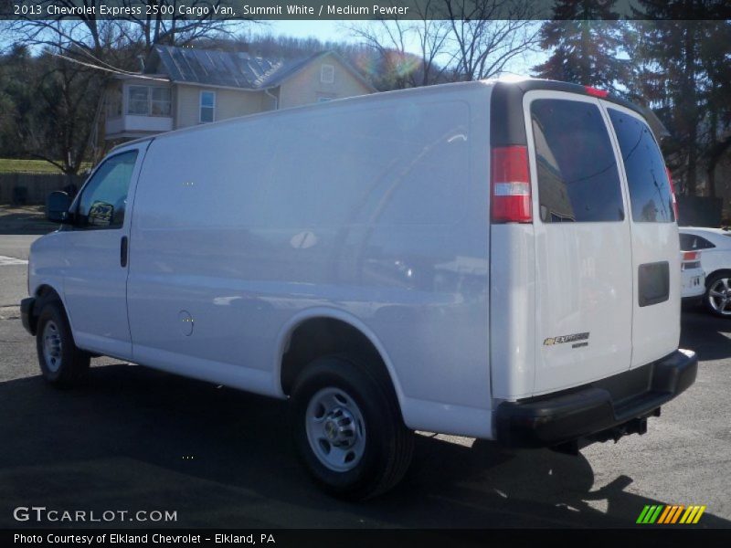 Summit White / Medium Pewter 2013 Chevrolet Express 2500 Cargo Van