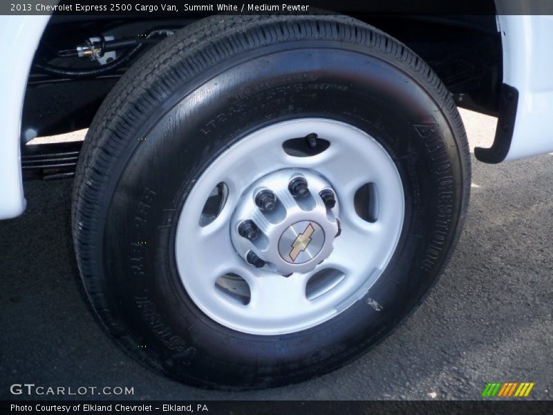 Summit White / Medium Pewter 2013 Chevrolet Express 2500 Cargo Van