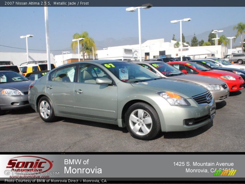 Metallic Jade / Frost 2007 Nissan Altima 2.5 S