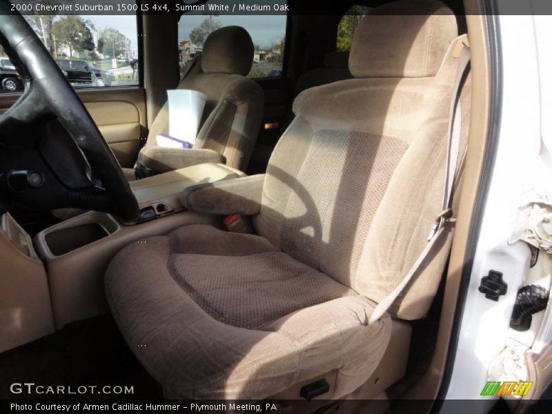 Summit White / Medium Oak 2000 Chevrolet Suburban 1500 LS 4x4