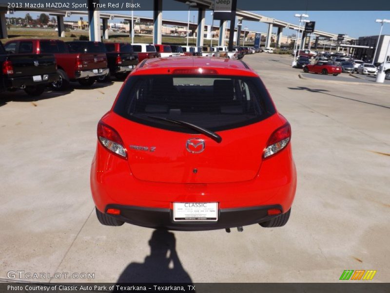 True Red / Black 2013 Mazda MAZDA2 Sport