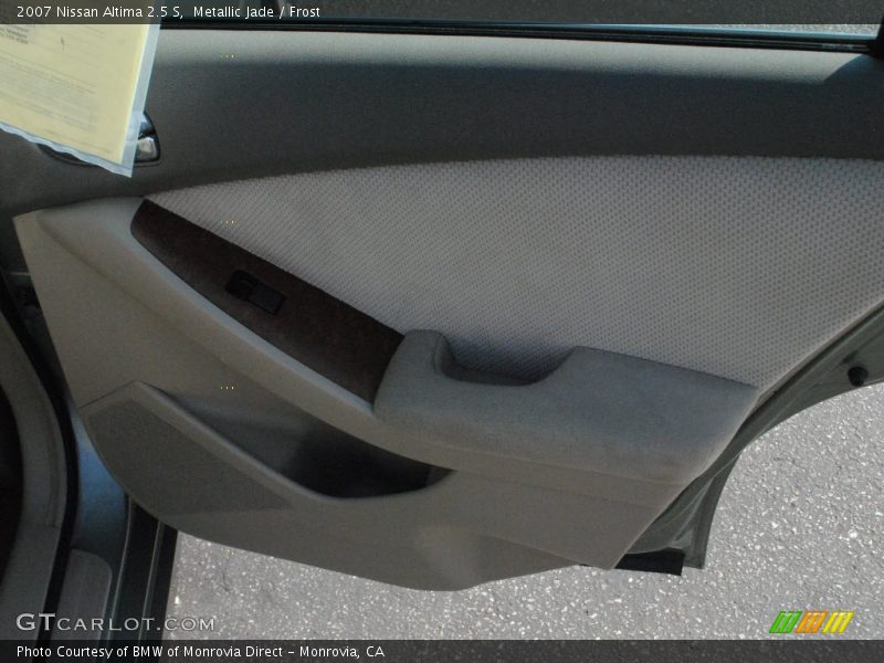 Metallic Jade / Frost 2007 Nissan Altima 2.5 S