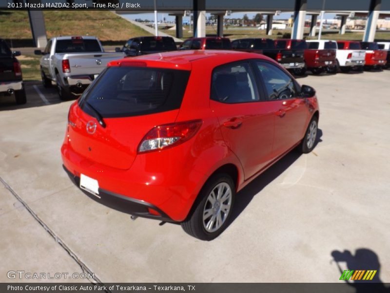 True Red / Black 2013 Mazda MAZDA2 Sport