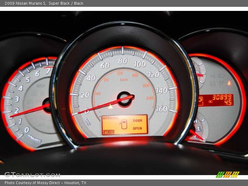Super Black / Black 2009 Nissan Murano S