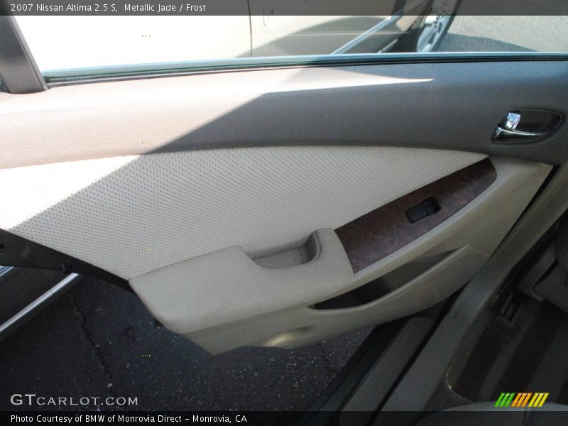 Metallic Jade / Frost 2007 Nissan Altima 2.5 S