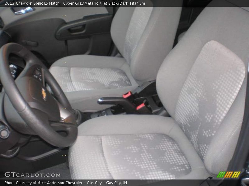 Cyber Gray Metallic / Jet Black/Dark Titanium 2013 Chevrolet Sonic LS Hatch