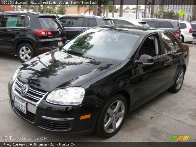 Black / Titan Black 2010 Volkswagen Jetta Limited Edition Sedan