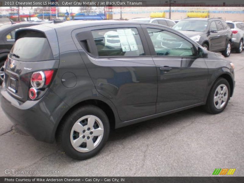 Cyber Gray Metallic / Jet Black/Dark Titanium 2013 Chevrolet Sonic LS Hatch