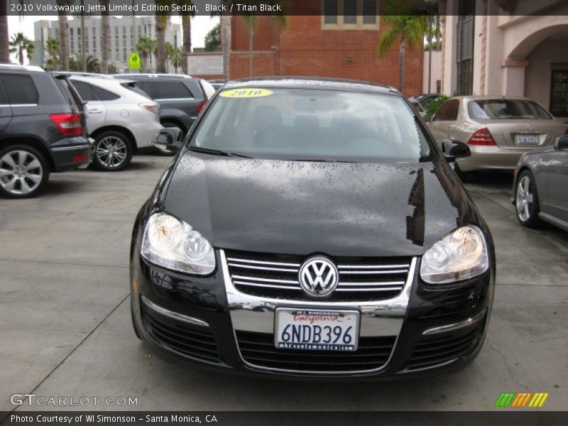 Black / Titan Black 2010 Volkswagen Jetta Limited Edition Sedan