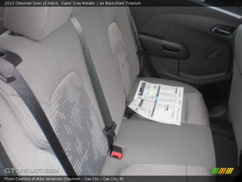Cyber Gray Metallic / Jet Black/Dark Titanium 2013 Chevrolet Sonic LS Hatch