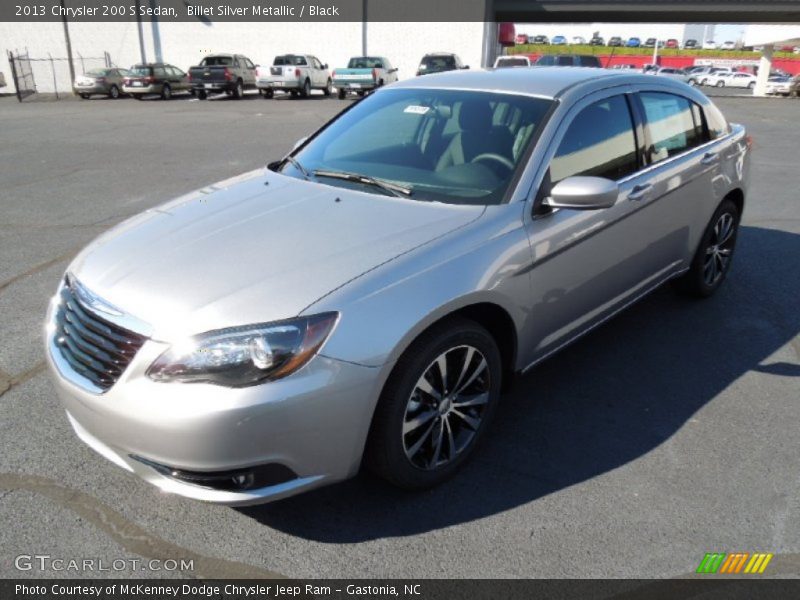 Billet Silver Metallic / Black 2013 Chrysler 200 S Sedan