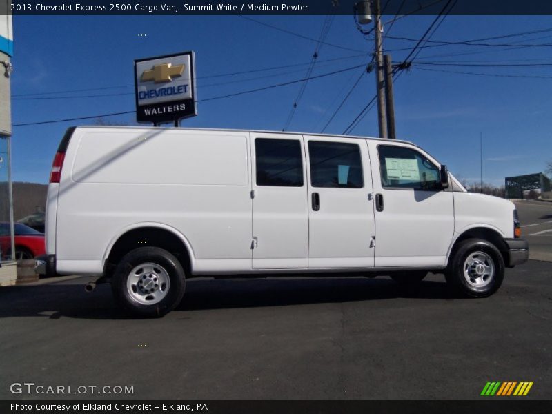 Summit White / Medium Pewter 2013 Chevrolet Express 2500 Cargo Van