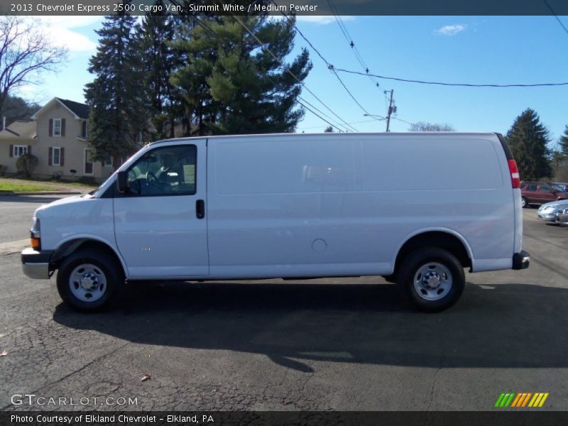 Summit White / Medium Pewter 2013 Chevrolet Express 2500 Cargo Van