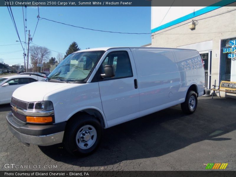 Summit White / Medium Pewter 2013 Chevrolet Express 2500 Cargo Van