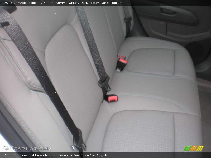 Summit White / Dark Pewter/Dark Titanium 2013 Chevrolet Sonic LTZ Sedan
