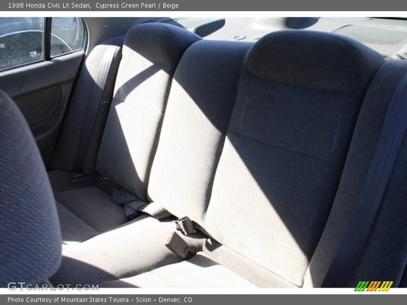 Cypress Green Pearl / Beige 1998 Honda Civic LX Sedan