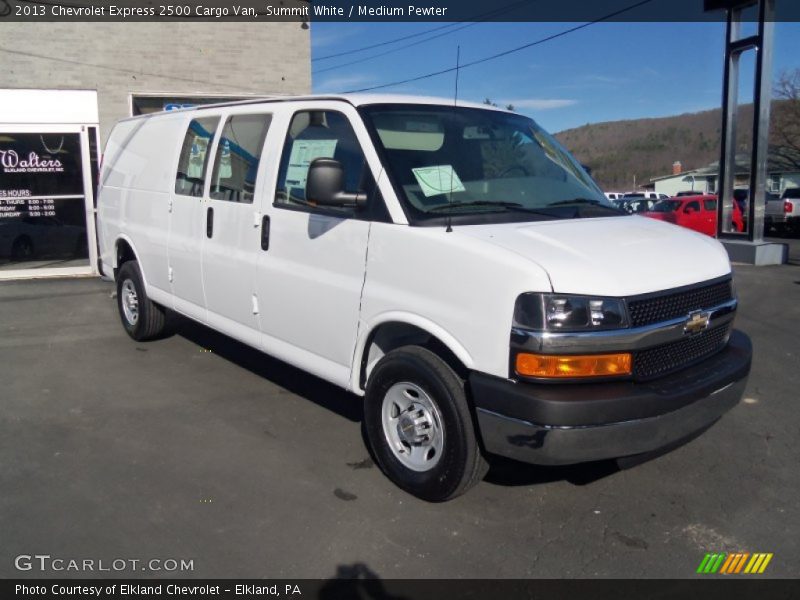 Summit White / Medium Pewter 2013 Chevrolet Express 2500 Cargo Van
