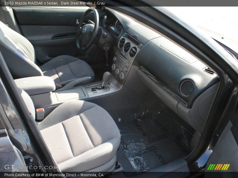 Dark Steel Metallic / Gray 2003 Mazda MAZDA6 s Sedan