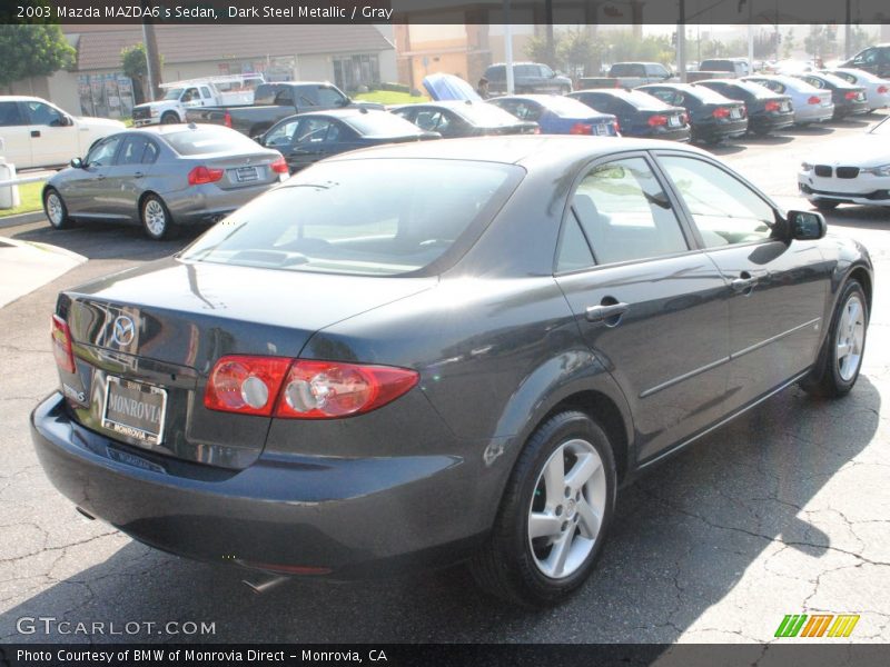 Dark Steel Metallic / Gray 2003 Mazda MAZDA6 s Sedan