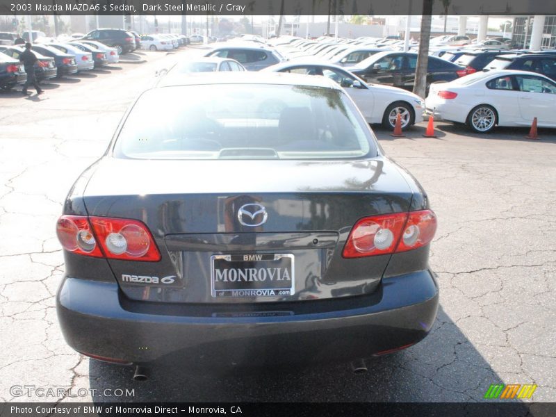 Dark Steel Metallic / Gray 2003 Mazda MAZDA6 s Sedan