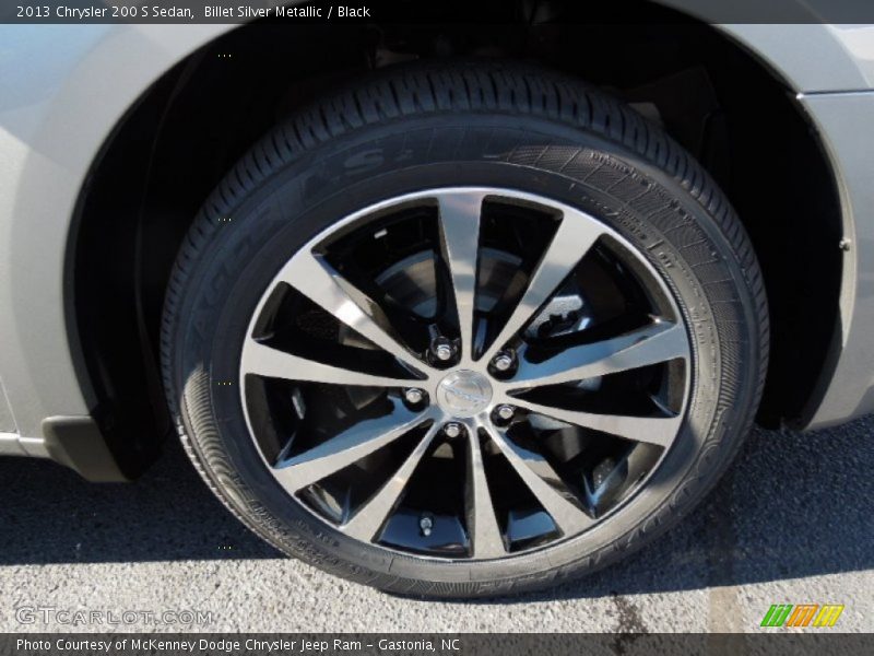 Billet Silver Metallic / Black 2013 Chrysler 200 S Sedan