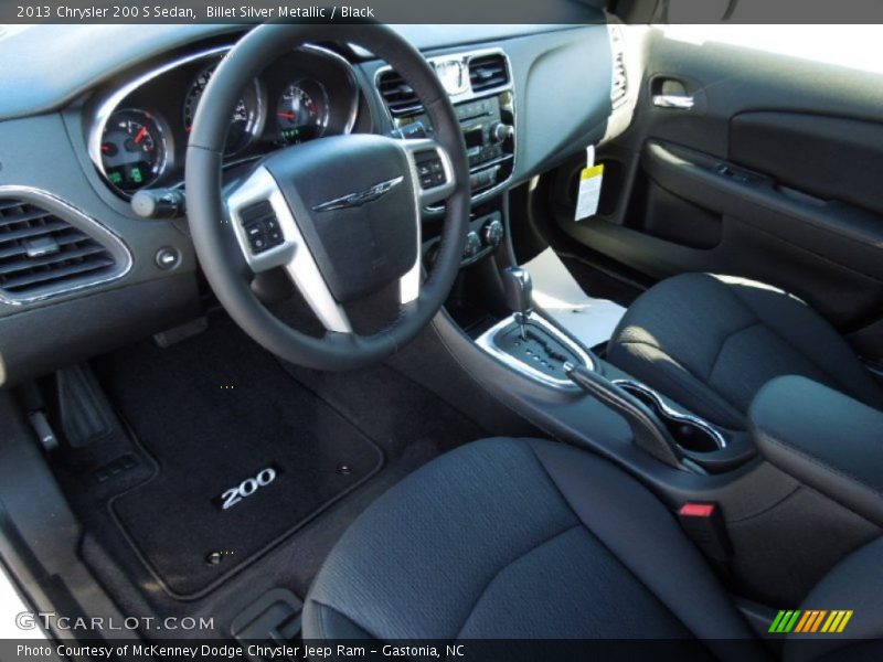 Billet Silver Metallic / Black 2013 Chrysler 200 S Sedan