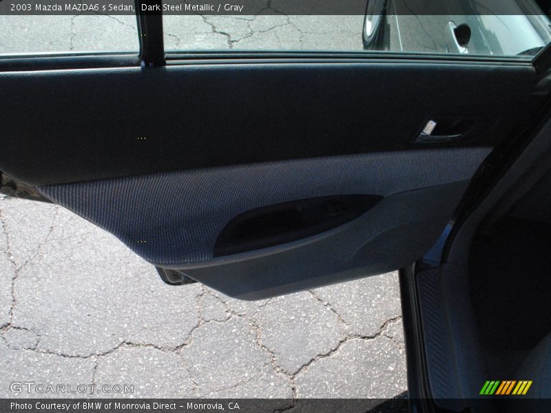 Dark Steel Metallic / Gray 2003 Mazda MAZDA6 s Sedan