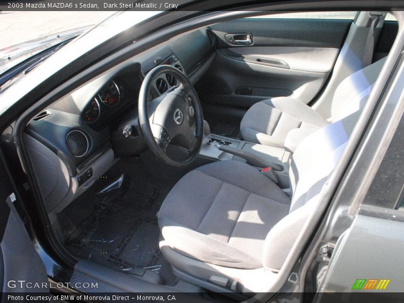 Dark Steel Metallic / Gray 2003 Mazda MAZDA6 s Sedan