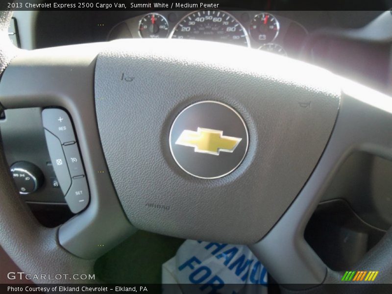 Summit White / Medium Pewter 2013 Chevrolet Express 2500 Cargo Van