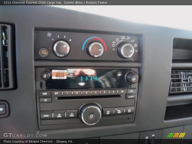 Controls of 2013 Express 2500 Cargo Van