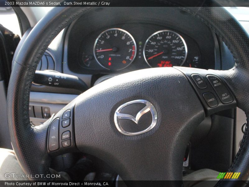 Dark Steel Metallic / Gray 2003 Mazda MAZDA6 s Sedan