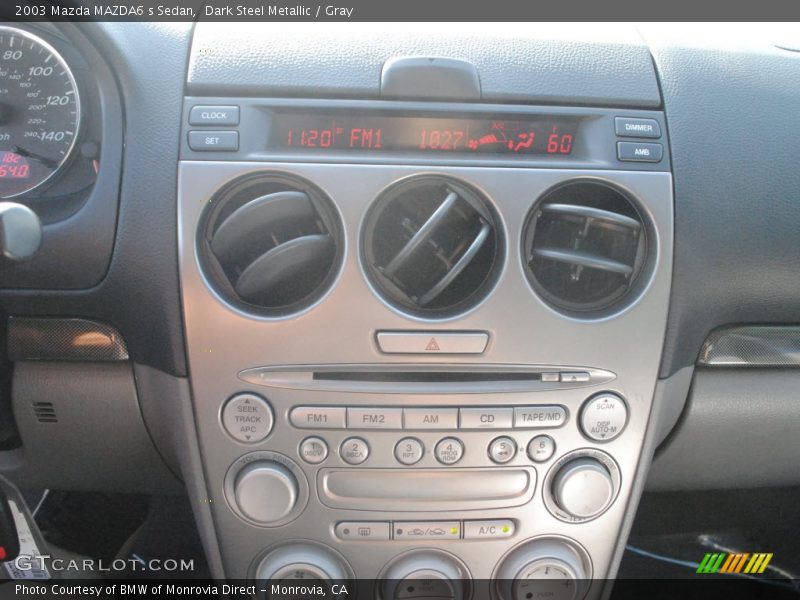 Dark Steel Metallic / Gray 2003 Mazda MAZDA6 s Sedan
