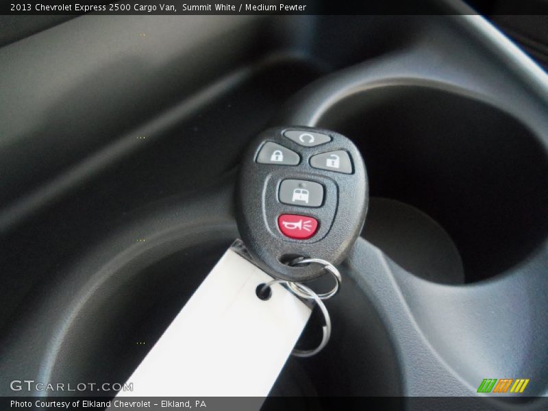 Keys of 2013 Express 2500 Cargo Van