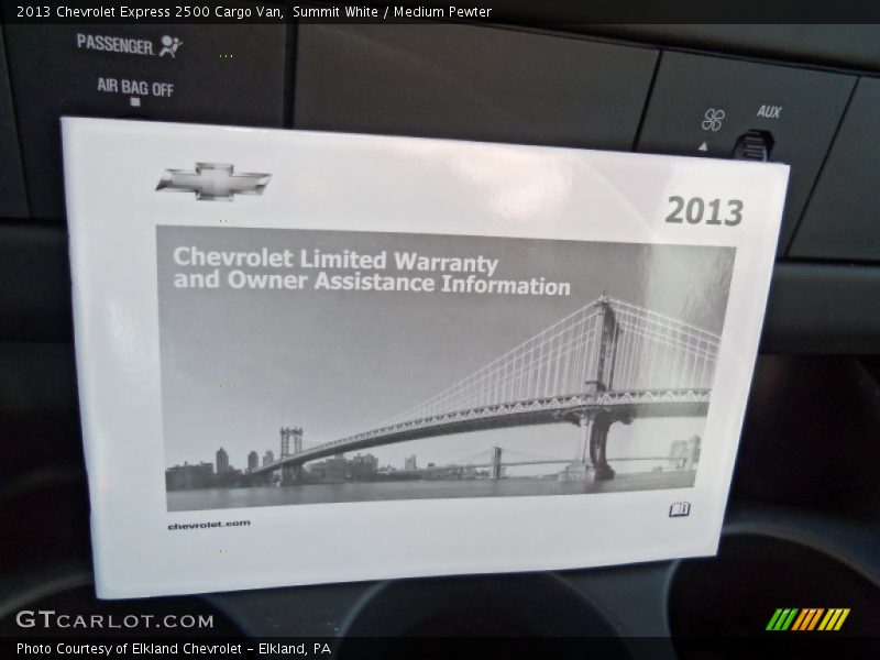Summit White / Medium Pewter 2013 Chevrolet Express 2500 Cargo Van