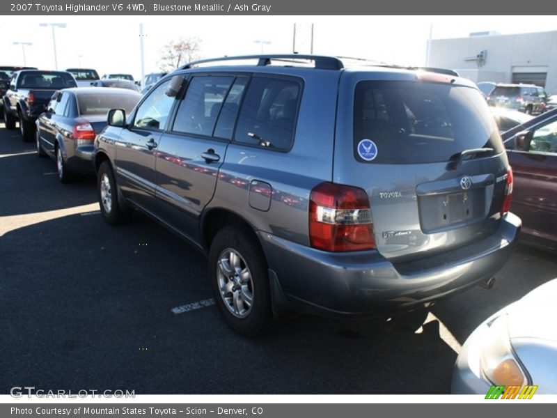 Bluestone Metallic / Ash Gray 2007 Toyota Highlander V6 4WD