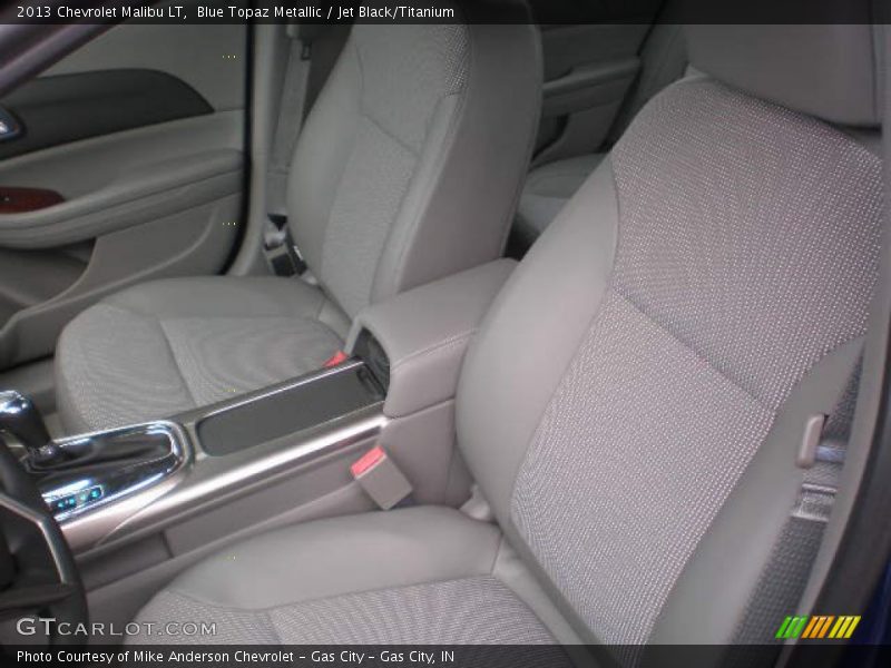 Blue Topaz Metallic / Jet Black/Titanium 2013 Chevrolet Malibu LT