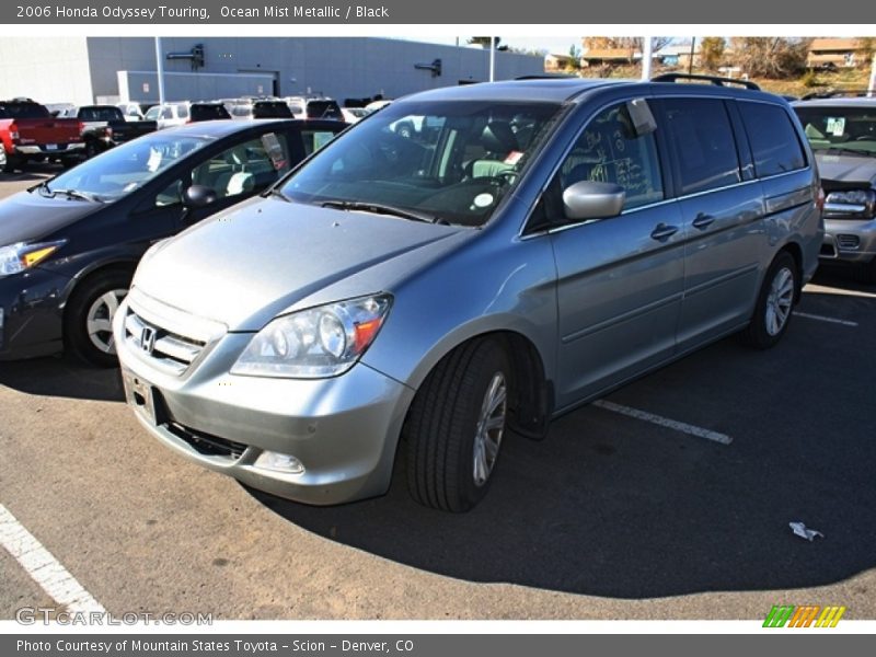 Ocean Mist Metallic / Black 2006 Honda Odyssey Touring