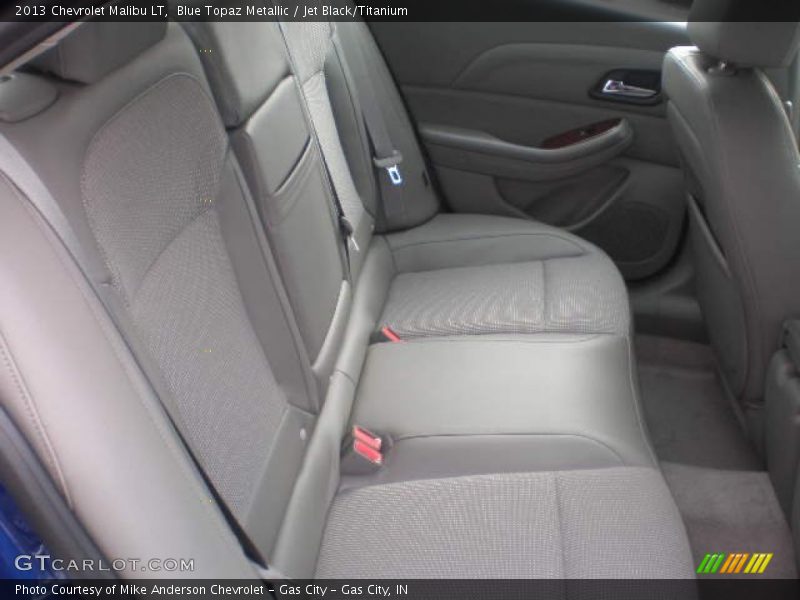 Blue Topaz Metallic / Jet Black/Titanium 2013 Chevrolet Malibu LT