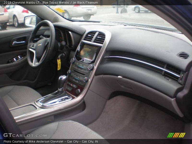 Blue Topaz Metallic / Jet Black/Titanium 2013 Chevrolet Malibu LT