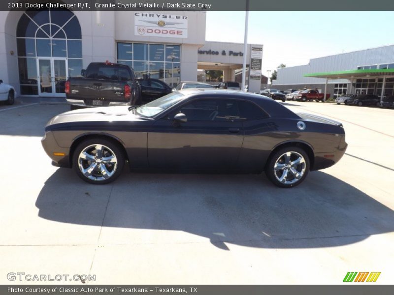 Granite Crystal Metallic / Dark Slate Gray 2013 Dodge Challenger R/T