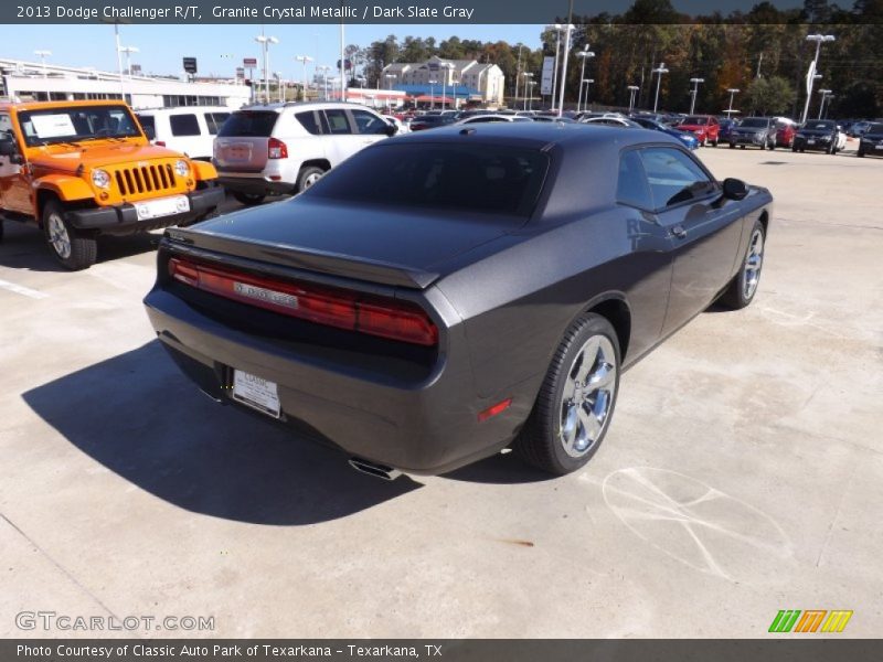 Granite Crystal Metallic / Dark Slate Gray 2013 Dodge Challenger R/T