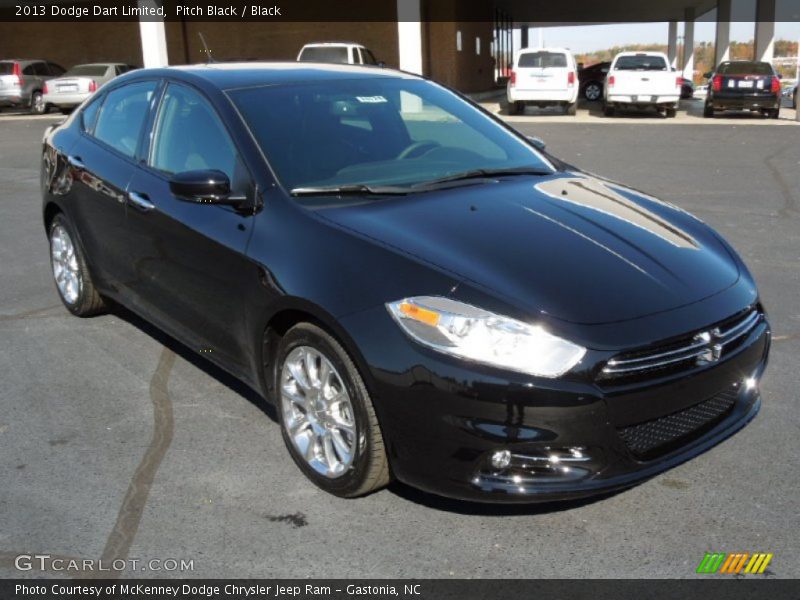 Pitch Black / Black 2013 Dodge Dart Limited