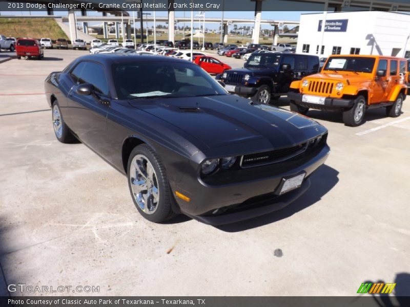 Granite Crystal Metallic / Dark Slate Gray 2013 Dodge Challenger R/T
