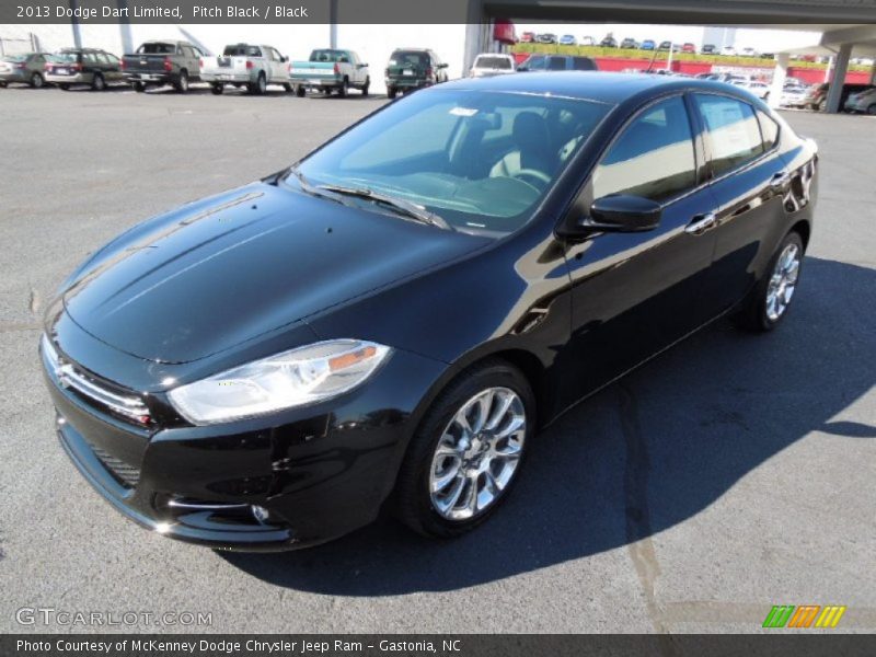 Pitch Black / Black 2013 Dodge Dart Limited