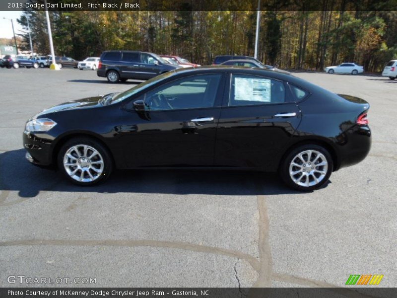 Pitch Black / Black 2013 Dodge Dart Limited