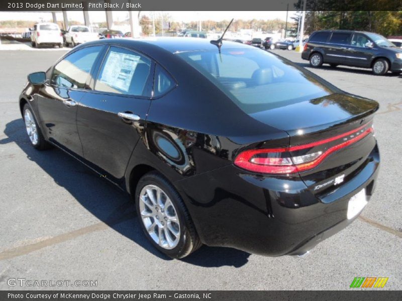 Pitch Black / Black 2013 Dodge Dart Limited