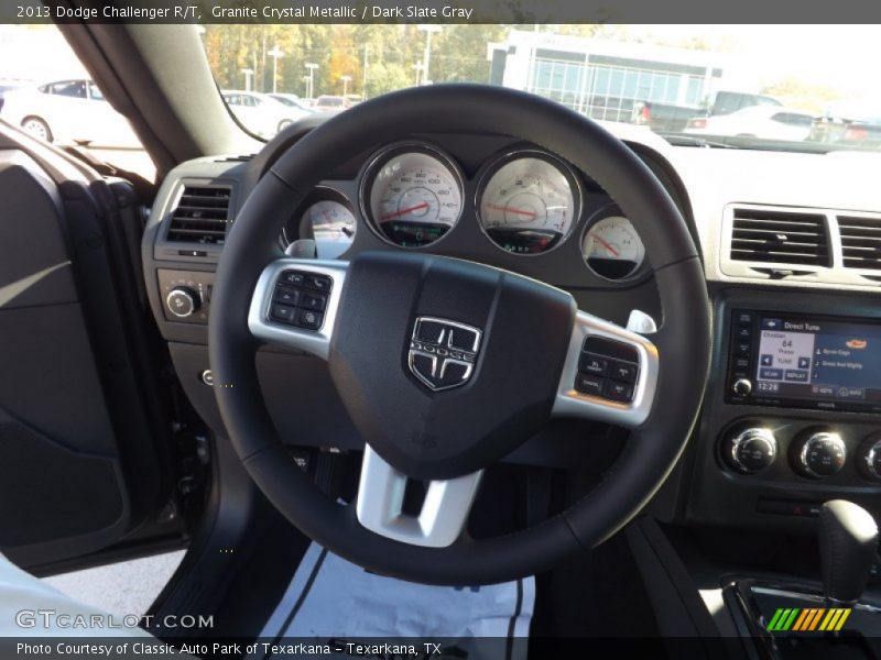 Granite Crystal Metallic / Dark Slate Gray 2013 Dodge Challenger R/T